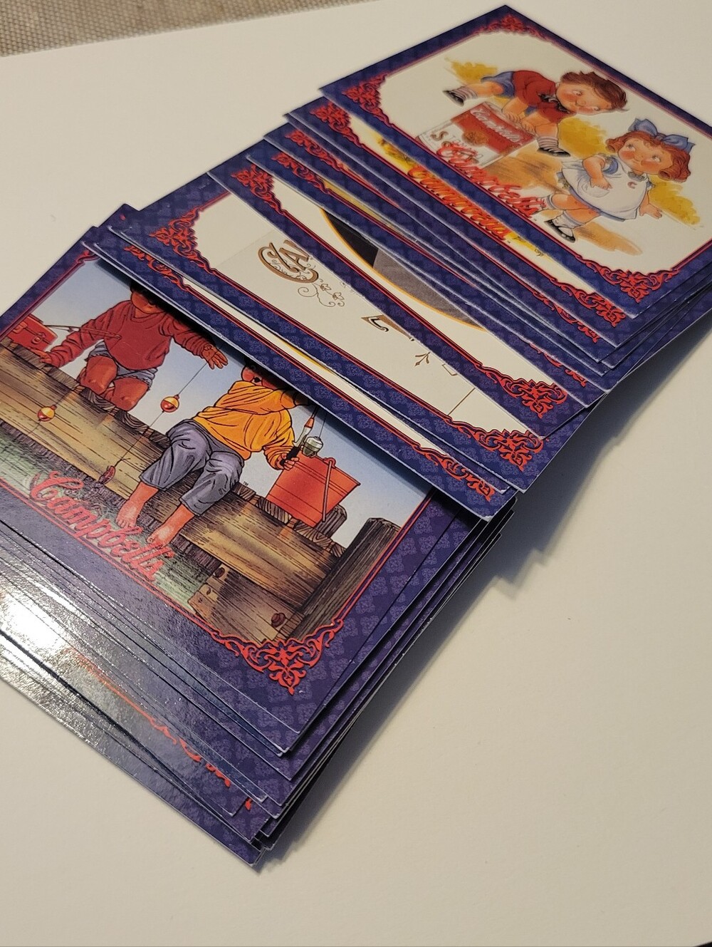 Campbell soups collection cards